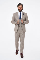 House of Cavani Elwood Houndstooth 3pcs suit